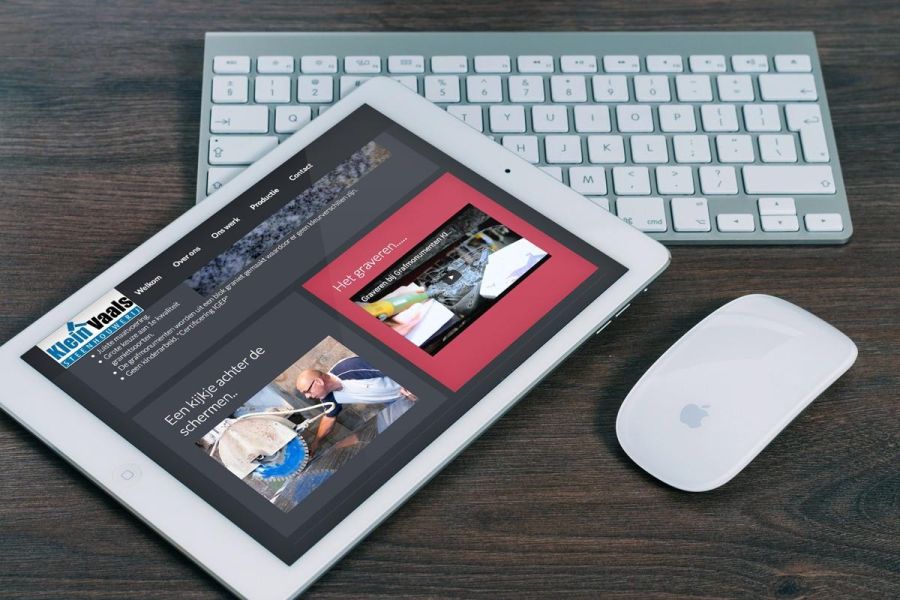 website van Steenhouwerij Klein ontworpen en gebouwd door site42 webdesign in Vaals